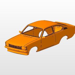 front.jpg Fichier STL opel kadett1979 BODY SHELL FOR 1:10 RC CAR STL FOR 3D PRINTING・Modèle à imprimer en 3D à télécharger