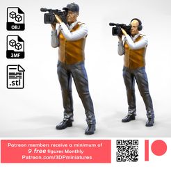C_M.1e3.jpg STL file N1 Cameraman camera on shoulder・3D printing template to download