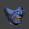 05.jpg Ghost Of Tsushima - Ghost Mask Patterned - High Quality Details