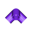 4WayElbowPyramid.stl Free STL file Pyramid Elbows & Topper, 1/2 Inch PVC Pipe Fitting Series #HalfInchPVCFittings・3D print design to download
