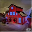 002.jpg Fichier 3D Village de Noël - échelle 1/64 Hot Wheels Compatible !!!・Objet imprimable en 3D à télécharger, PA1