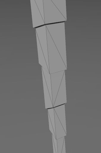 wf1.jpg Square tilted stepped carved furniture table and stool leg 3D print model