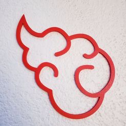 Naruto cloud wall art shippuden akatsuki cloud anime wall décor