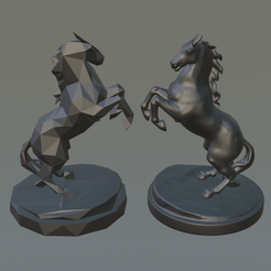 Horse_Statue_1.png Fichier STL Modèle de cheval imprimé en 3D・Design pour imprimante 3D à télécharger