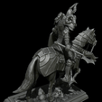 5.png Warrior on horse - kit for 3D printing