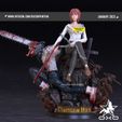 OXO3D_Makima_Alt.jpg Chainsaw Man'den Makima ve Denji Dioraması