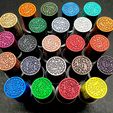 1m.jpg Complete Army Painter Caps 1.0 & 2.0 Speedpaint, Wash, ...