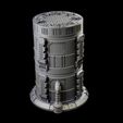 Chemical-Storage-Tower-A-Mystic-Pigeon-Gaming-2.jpg Chemical Factory Vats Walkways And Storage Tank Sci Fi Terrain