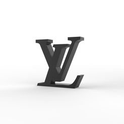 LOUIS VUITTON LV Monogram Foldable 3D Printed Unisex Multi-Color 1A5WA