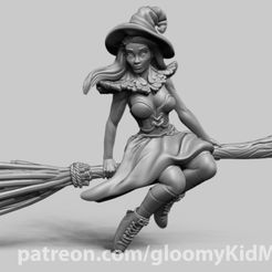 preview_2.jpg Free STL file Witch v2・3D printer model to download