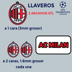 AC-MILAN-TINKER-2B.png Free STL file AC Milan keychain・3D printer design to download