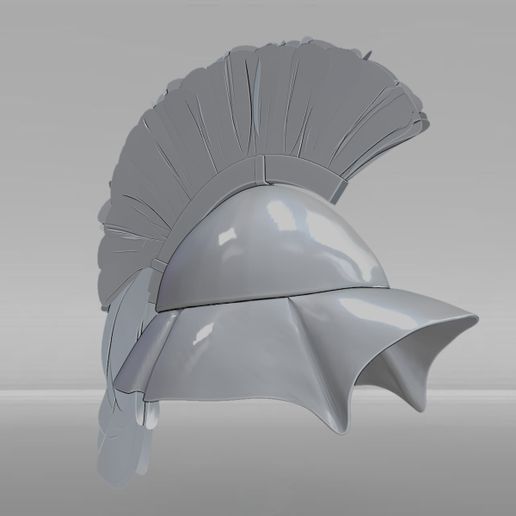 Ancient Spartan Helmet | STL 3D Model