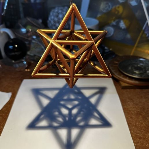 ⚖️ Merkaba with Central Octahedron – Sacred Geometry of Light & Balance ...