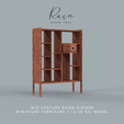Mid-Century-Room-Divider-Miniature-6.png Miniature Furniture Mid-Century Modern Room Divider, Miniature Room Divider, Dollhouse Furniture, Mini Divider