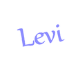 NAME_Levi.png Minimalist Levi Name Wall Art