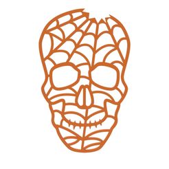 untitled.318.jpg Fichier STL Décoration murale crâne Halloween・Objet pour imprimante 3D à télécharger
