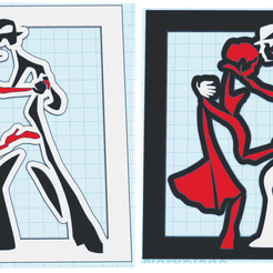 muestra-22.png 3MF file Tango die-cut paintings・3D printable model to download