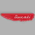 tinker.png Ducati Ala Wing Logo Wall Frame
