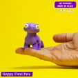 15.jpg Lizard Lilu the cute articulated flexi toy (STL & 3MF)