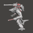 shark_2.png Fichier OBJ gratuit Cyber-requin・Objet imprimable en 3D à télécharger