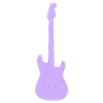 Fender Stratocaster Blackie.stl STL file Legendary electric guitar models | Signature models・3D printer design to download