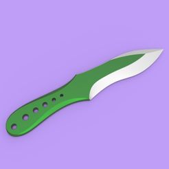 knife.66.jpg STL file Throwing knife・3D print object to download