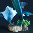 Preview-Camera-13.png Sci-FI Mermaid - 3D print ready - 3D print model