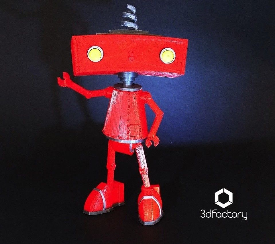 BadRobot_3DFactory.jpg Descargar archivo STL Bad Robot 3dPrintable 3dFactory Brasil • Modelo imprimible en 3D, 3dFactory