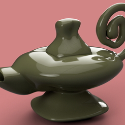 alladin-lamp v11-r2-1.png Archivo STL lámpara de aladino mágico para ginebra para ritual mágico para 3d-print o cnc・Idea de impresión 3D para descargar