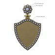 Diamond-Shield-pendant-flower-bail-cluster-01.jpg Diamond shield flower cluster bail pendant 3D print model