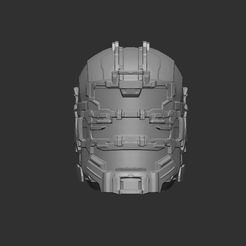 Deadspace-Helmet.jpg Archivo STL Dead Space Casco de Ingeniero - Headsculpt for Action Figures・Objeto de impresión 3D para descargar