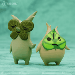 koroks01.png Archivo 3D koroks miniatura 2 tipos zelda・Modelo de impresión 3D para descargar