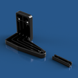 Filament-mount-and-Tbar-insert-bottom.png Elegoo Neptune 4 Pro T-Bar Filament Sensor Mount and T-slot Insert
