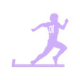 Soporte Maradona corriendo.stl Support Silhouette Maradona running