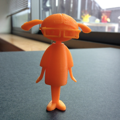 Capture d’écran 2016-10-20 à 15.46.04.png Free STL file Carla from LEO the Maker Prince (MINIATURE)・3D printer design to download