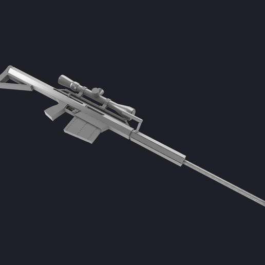 Barrett M82  3D MODEL 3D model