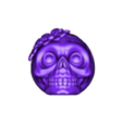 Skull_PenholderSTL.stl Pen holder cute skull