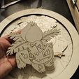 20240429_061130.jpg Laser Cutting Bulbasaur Evolution Plaque
