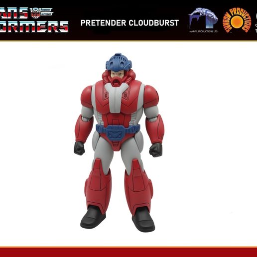 🤖 Transformers G1 Pretender Cloudburst・ STL File for 3D printing