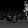 67568548.jpg STL-Datei Frau und Schweine 3D-Druckmodell・3D-Druck-Idee zum Herunterladen