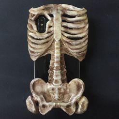 2007655532.jpg STL-Datei Knochen-Telefonhülle für iPhone X・3D-druckbares Modell zum Herunterladen