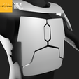 6.png 3D file Boba Fett - Chest Plate Diamond (Only) - 3D model - STL (digital download)・Model to download and 3D print