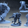 videobal2.png Demon Gorilla miniature (DND,PATHFINDER,TABLETOP)