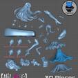 Parts.png 3D file Hoshino Ai- Oshi No Ko Anime Figurine STL for 3D Printing・3D printer design to download