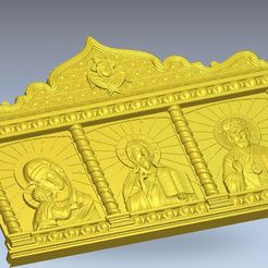 136.jpg Fichier STL gratuit saints religieux 3・Modèle à télécharger et à imprimer en 3D