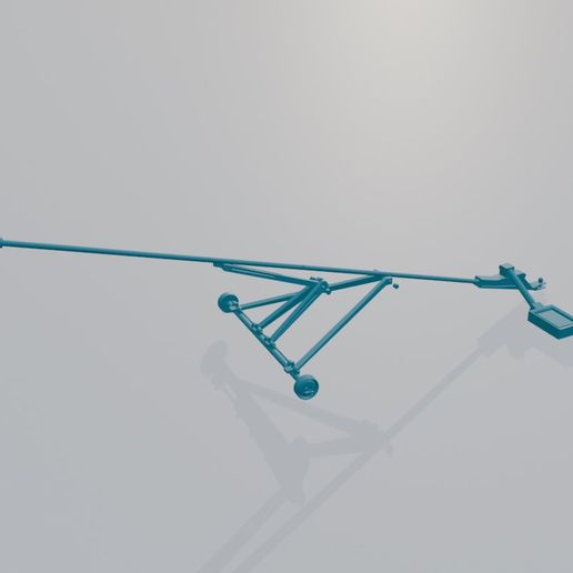 Portable Grain Harvesting Auger – 3D Printable Agricultural Conveyor Model