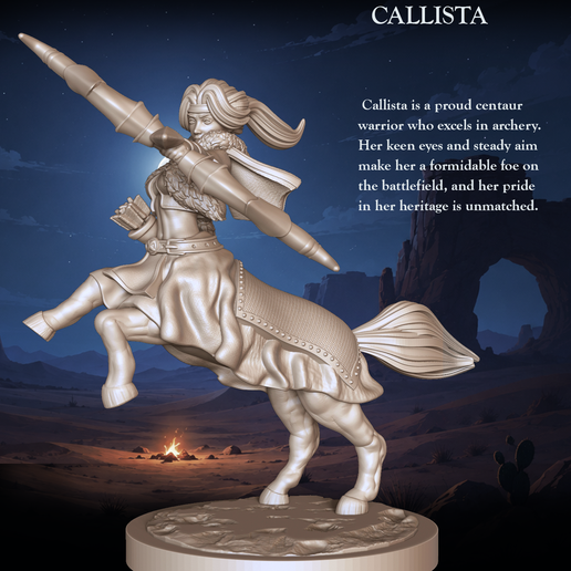 Callista cenataur - Tabletop Heroes 2 - 32mm
