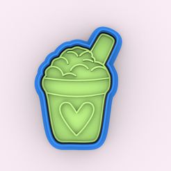 72.jpg STL file cortador de galletas vaso de helado - cookie cutter ice cream cup・3D printable model to download