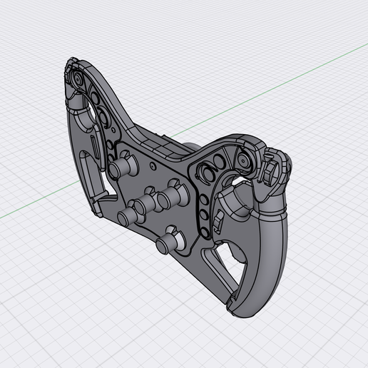 RedBull RB8 Steering Wheel 3D model