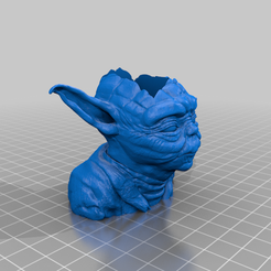 ag4YwvxI9FM.png Fichier STL gratuit Buste de Yoda Planter・Design pour impression 3D à télécharger